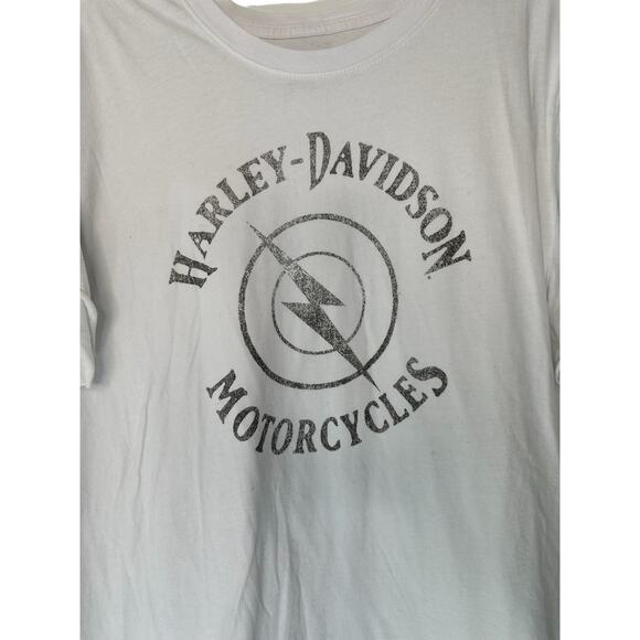 Harley-Davidson Men's Lightning Bolt Crew Neck Short Sleeve T-Shirt Size XL - Picture 3 of 8
